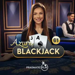 Azure Blackjack live casino game at Trixino Casino